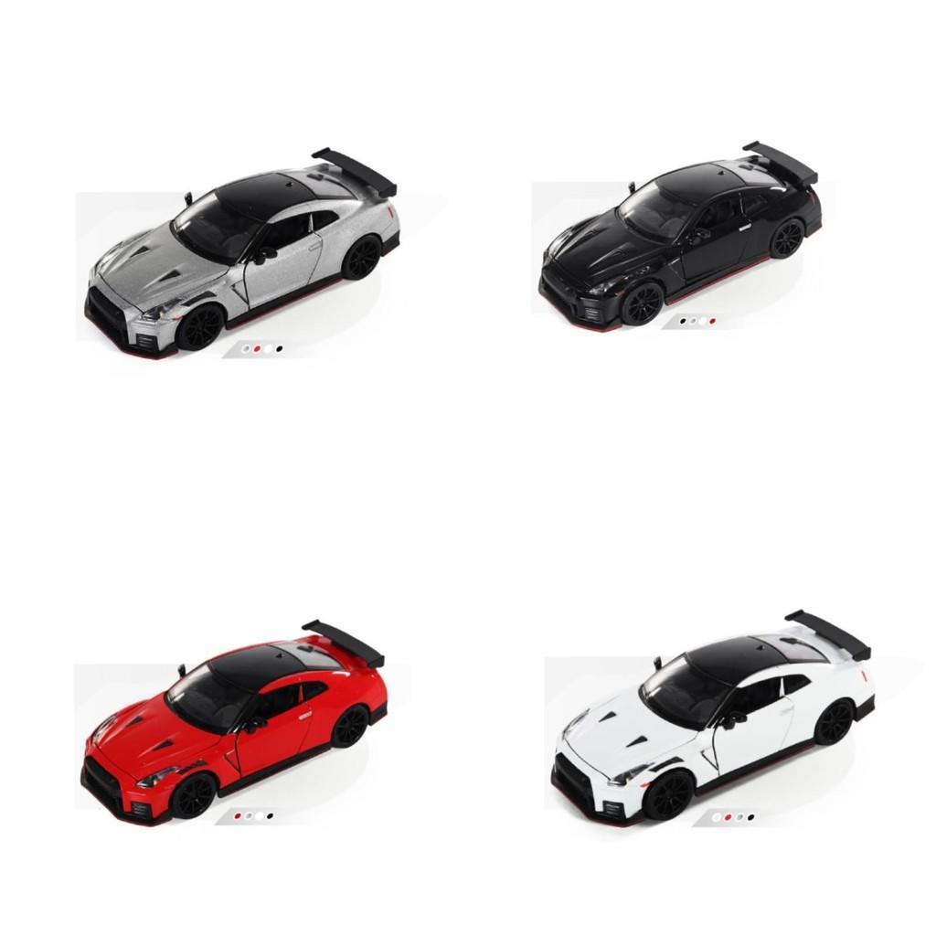 Model Car Alloy Gtr R35 Nismo With Sound Light Design For Kids Gift