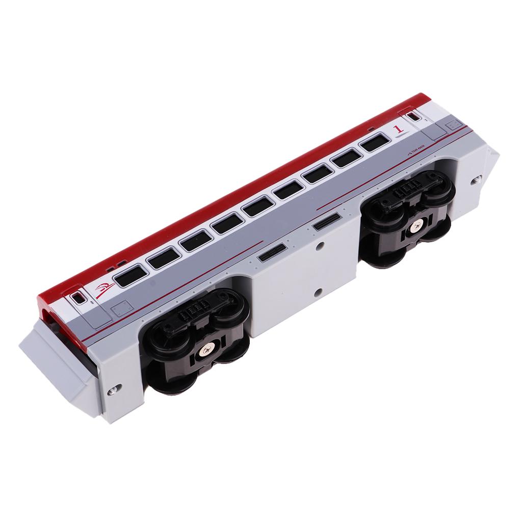 Maßstabsgetreues Zugwaggon-Modell Diecast-Fahrzeug Auto Spielzeug Eisenbahnen Geschenk Elektrische Schiene Güterwagen für Kinder