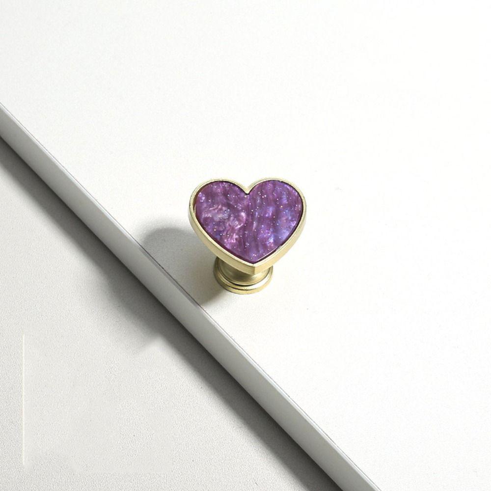 Minimalist Single Hole Cabinet Knob Modern Zinc Alloy Door Pull Handles Shell Love Nordic Drawer Knobs Furniture