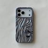 Electroplate 3D Solid Phone Case for Iphone 17 Air 16E 16 15 14 13 12 11 Pro Max Water Ripple Shockproof Tpu Soft Cover