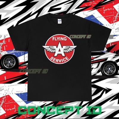 NEW FLYING A SERVICE GAS PUMP SIGN OIL SERVICE UNISEX T-Shirt FUNNY SIZE S-5XL