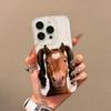 2026 Ox Horse Transparent Soft Phone Case for Apple iPhone 17/16/15/14/13 Pro Max, 12/11, XR/XS, and 8 Plus