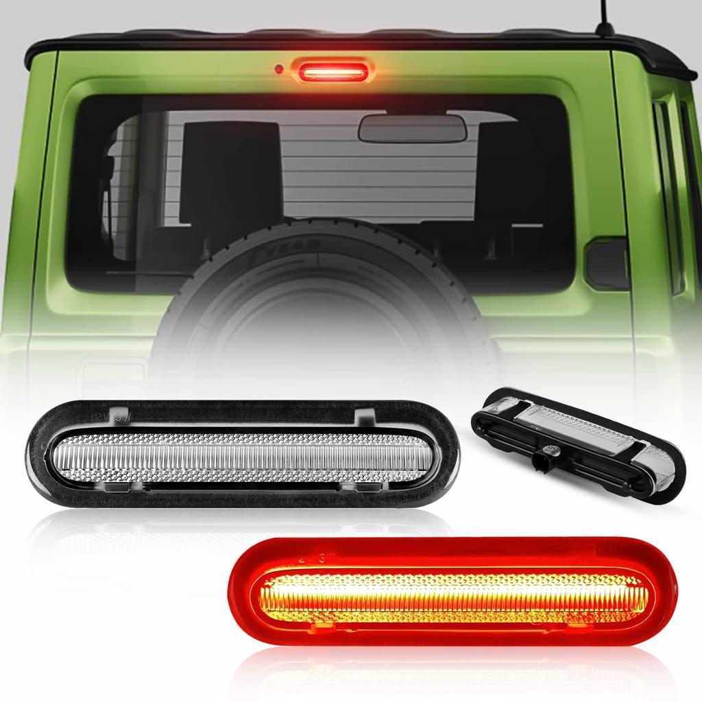 POPMOTORZ Suzuki LED Stop Brake Light for New Sierra Universal Replacement for Genuine Parts High-Mount Lamp, Jimny/Jimny JB64W/JB74, (Clear)