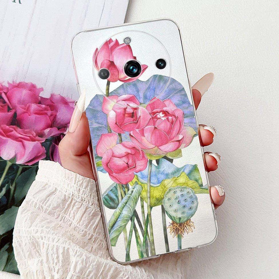 For Realme 11 Pro Plus RMX3740 RMX3741 Cover For Realme 11 Pro+ Case Simple Fashion Letters A-Z Pattern Design Silicone Bumper