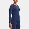 Under Armour Mesh Training Long Sleeve Raglan T-Shirt Women tops Blue 1368367-404