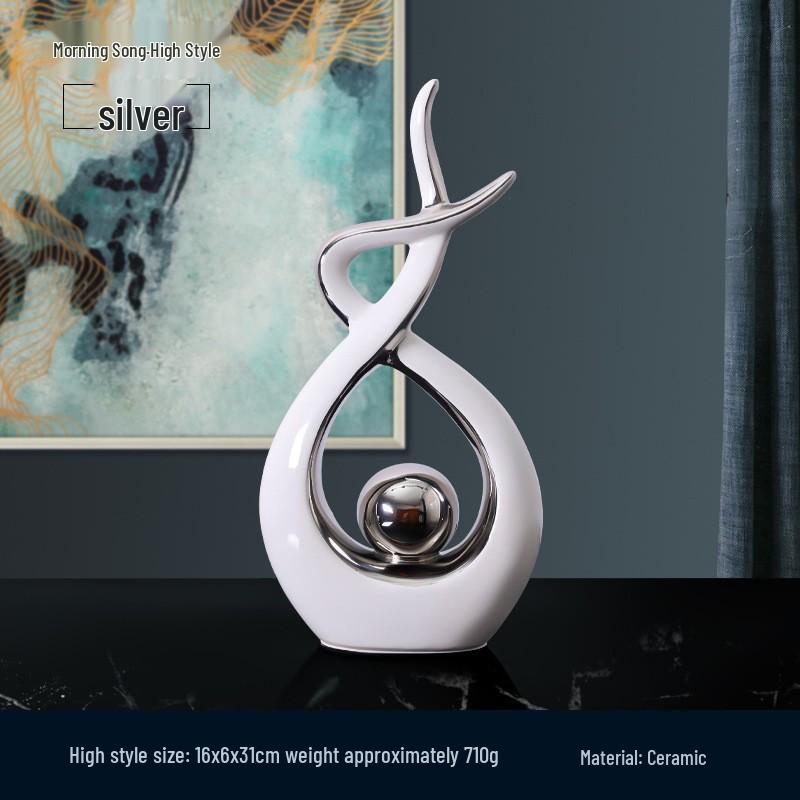Luksusowa Ceramiczna Ozdoba w Stylu Europejskim do Wystroju Domu lub Biura