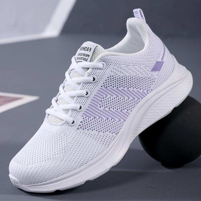 

Женская обувь лето новая ультралегкая и дышащая для отдыха путешествий спорта бега мягкая подошва нескользящая и износостойкая 42