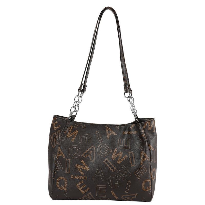 Vintage Fashion Casual Tote Bag For Women Large Capacity Stylish Commuter Handbag