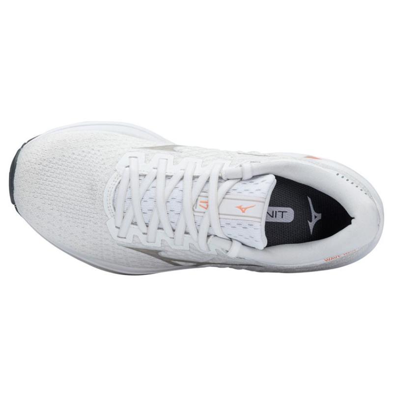 Mizuno Women's Wave Inspire 17 Waveknit 'White Papaya' Women's Sneakers J1GD211333