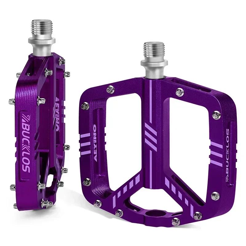 BUCKLOS 3 Bearing Bicycle Pedal CNC Aluminum Alloy Mountain Bike Pedals Non-slip Road Bike Pedal Ultralight MTB Pedals