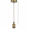 100-240V Vintage Pendant Light 1m Pendant Socket Easy Lamp Holder with Cord  Bedroom