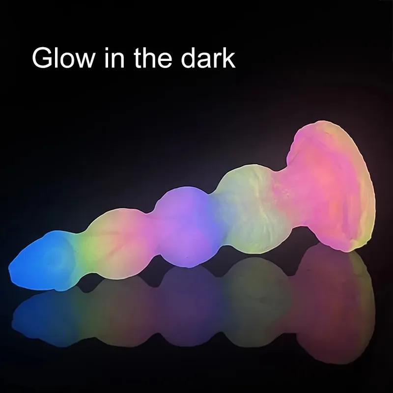 3 Anal Beads Dog Knot Dildos for Women Men Sextoys 18+ Sexy Adult G-spot Masturbation/prostate Massage Butt Plug Animals Penis