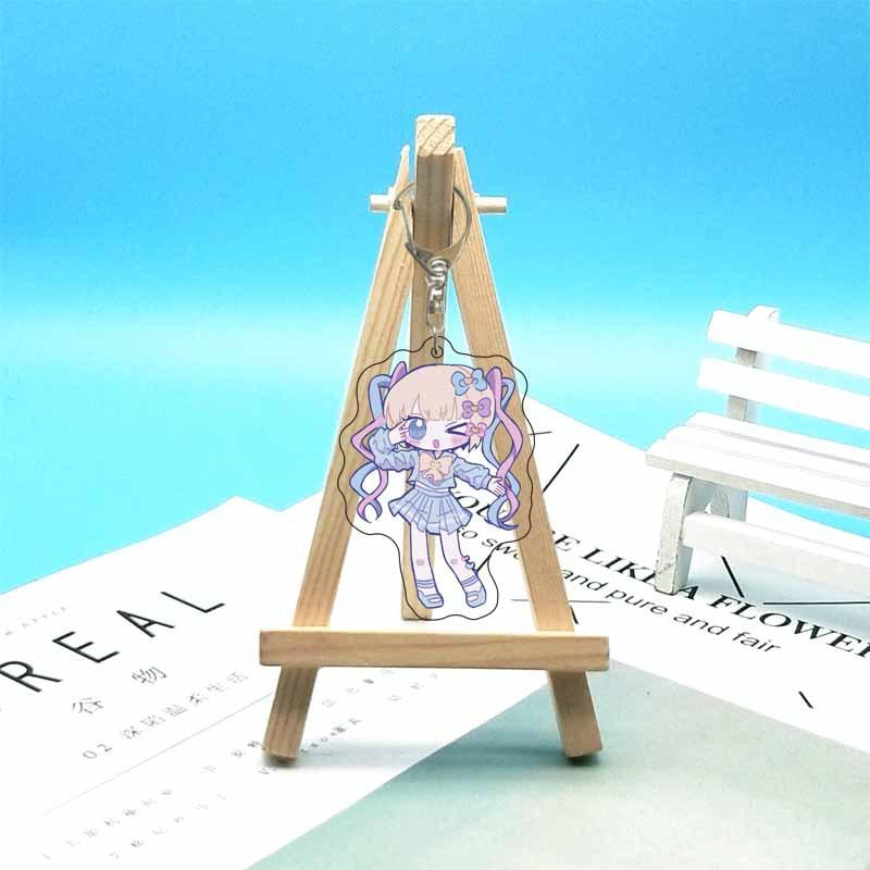 6cm Anime chain Needy Girl Overdose Women Chain For Men Ring Acrylic Car ring Party Pendant Cos Girls Gift
