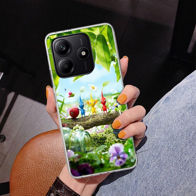 Game P-PikminS 4 Phone Case For Xiaomi Redmi Note 15 14 13 12S 12 11 Pro Plus 14S 11S 11E 10 10S 11T 5G Personalized Cover Redmi