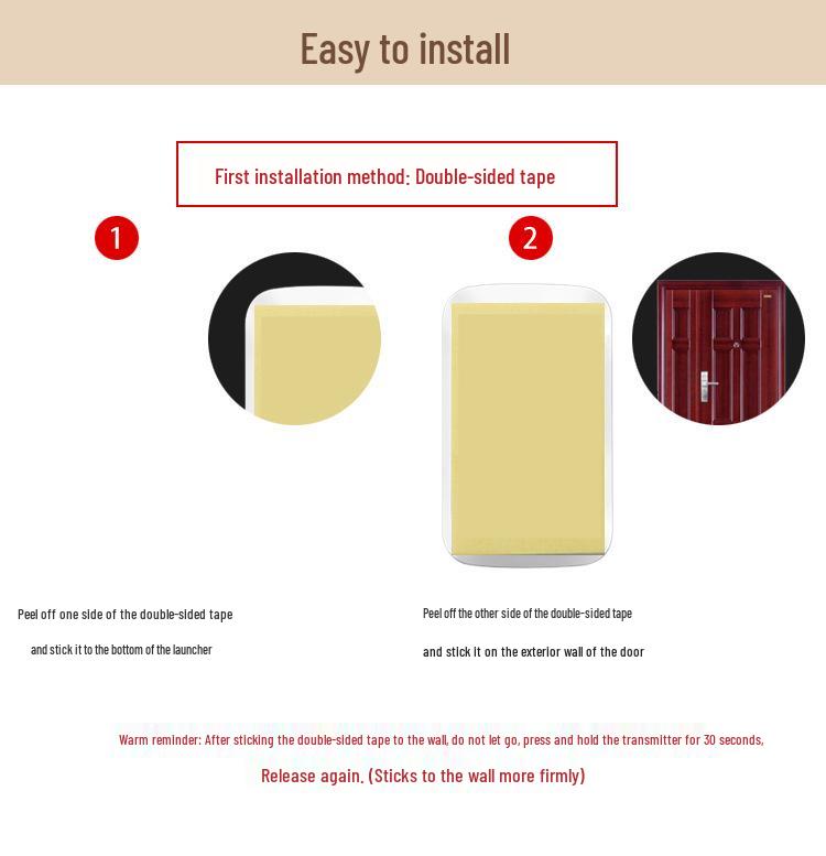 Wireless Waterproof Doorbell with Flash Alert & Elderly Pager - Battery Operated, No Plug Needed