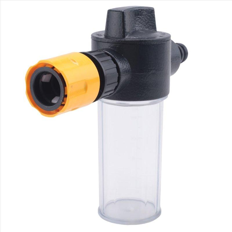 #54E Outdoors,Boat Engine Flush Mixer Liquid Flow Valve with Garden Hose (black&yellow)