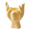 Contemporary Desk Accessory for Friends 3D Printed Face Vase, Face-Holding Pen Holder Art Decor, Creative Makeup Brush Modern Minimalist Home
