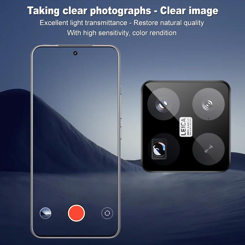 For Xiaomi MI 15 Pro 5G Glass IMAK Black Version High Definition Glass Lens Film Self-positioning Version