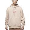 Jordan Embroidered Letter Hoodie Men Tops Fossil-Lime FD4801-292