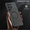 Magnetic Leather Phone Case For Samsung S24 S25 Ultra S23 FE S22 S21 S20 5G Note 20 Ultra 10 Plus Wireless Charging Cover