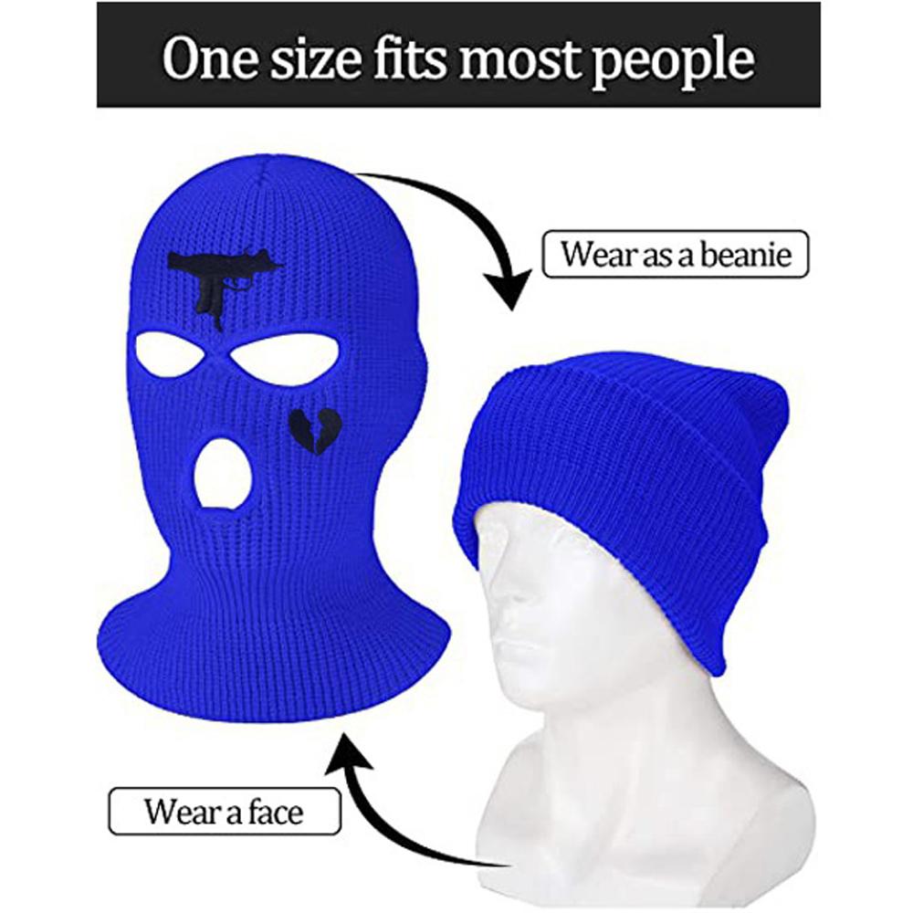 2020Men Balaclava Mask Hat Winter Warm Windproof Knit Beanies Bonnet Unisex Caps Women Sports Halloween Party Gifts Ski Accesorios