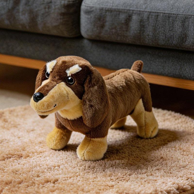 1 Stück Kawaii Dackel Plüschtiere Niedliche Hunde Puppe Gefülltes Weiches Tier Spielzeug Für Geburtstagsgeschenke
