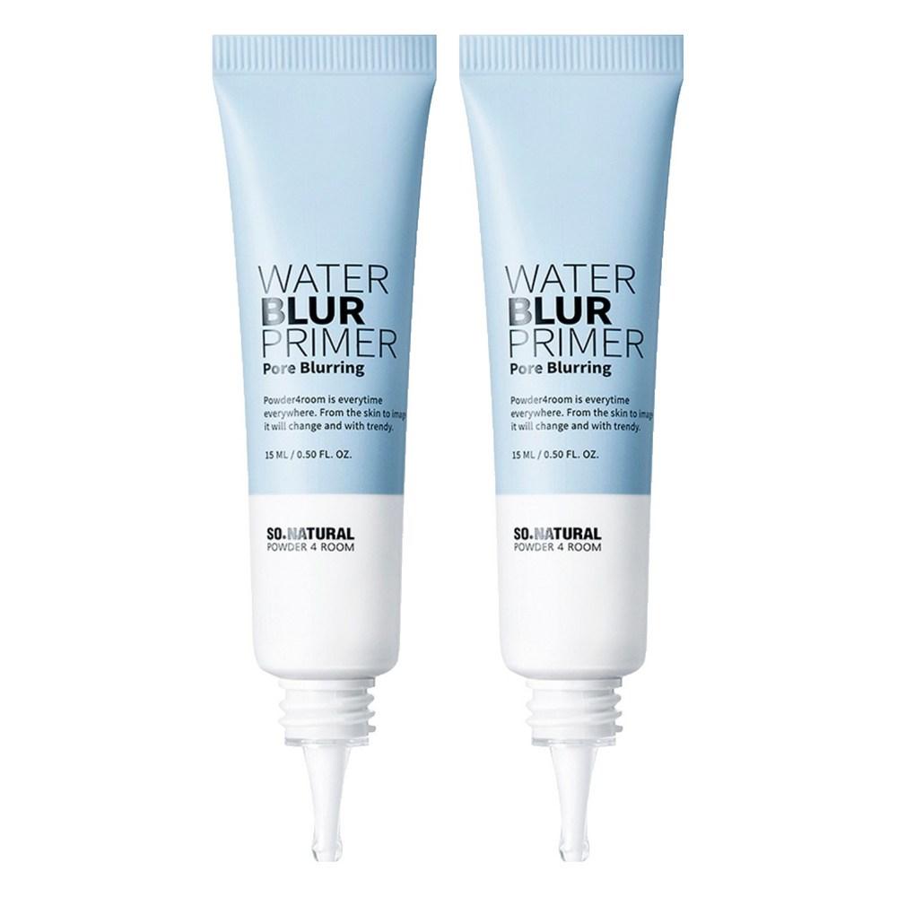 So Natural Puder für Raumwasser-Blur-Primer 15ml, 2 Stück