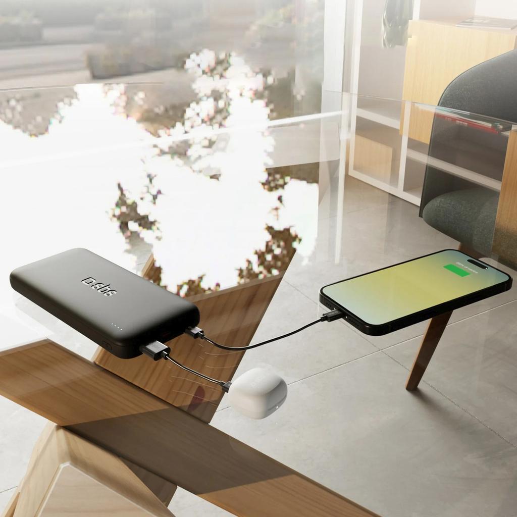 Powerbank 10000mAh 10W USB-A USB-C Infinity LiFePo4 - black