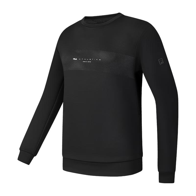 FILA Men s Logo Pullover Crew Neck Sweatshirt M