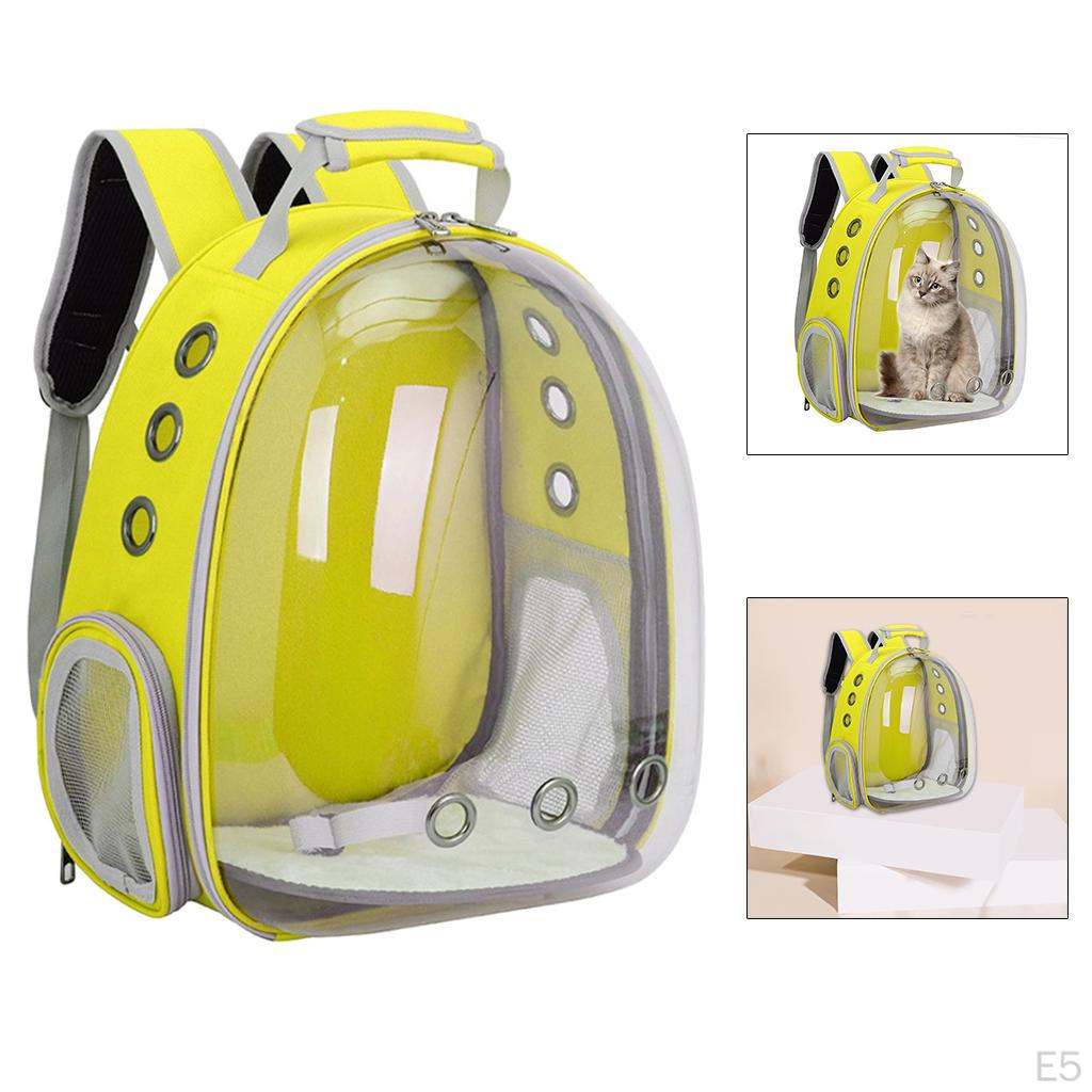 Cat Carrier Backpack Breathable Transparent Puppy, Premium Waterproof Pet