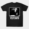 Asiatisk Størrelse Bomull Unisex T-skjorte Trykt T-skjorte Yesferatu Nosferatu Positiv Goth Skrekkelselsker T-skjorte Uskåret Trykk Vanlig Passform