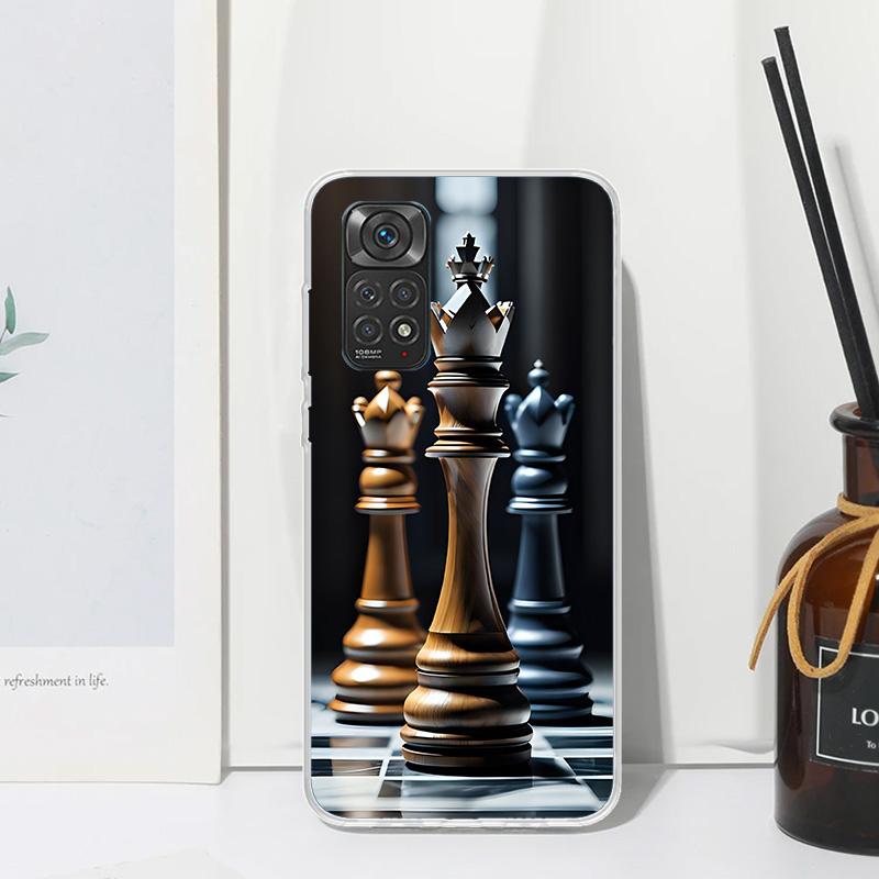 Competitive Chess Game Phone Case For Xiaomi Redmi Note 15 13 14S 14 Pro Plus 12S 11S 10S 12 11E 10 11T Art Fundas Back Cover Re