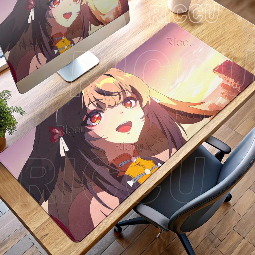 Ye Shunguang Mouse Pad Anime Girl Style Zenless Zone Zero ZZZ Game Character Aesthetics Non-slip Computer Keyboard Office Carpet