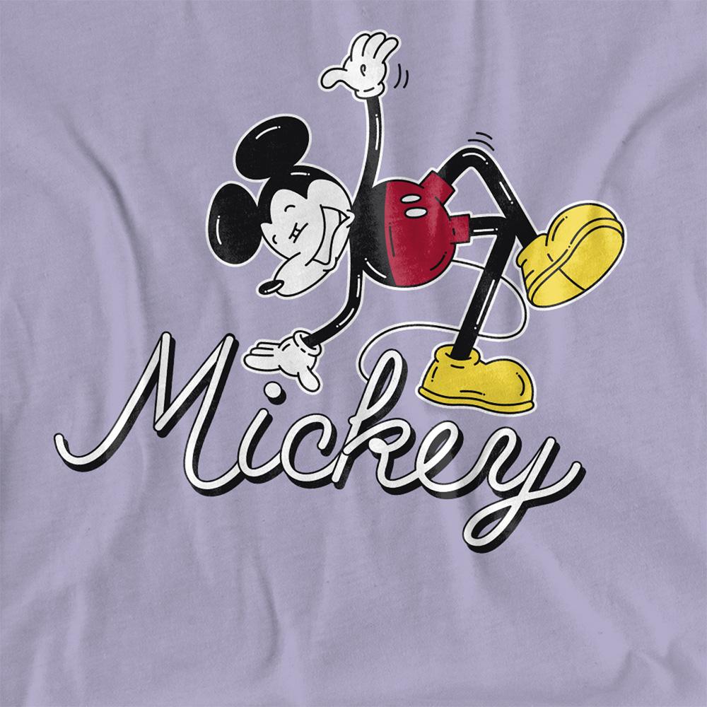 Disney Womens/Ladies Funky Dance Mickey Mouse T-Shirt