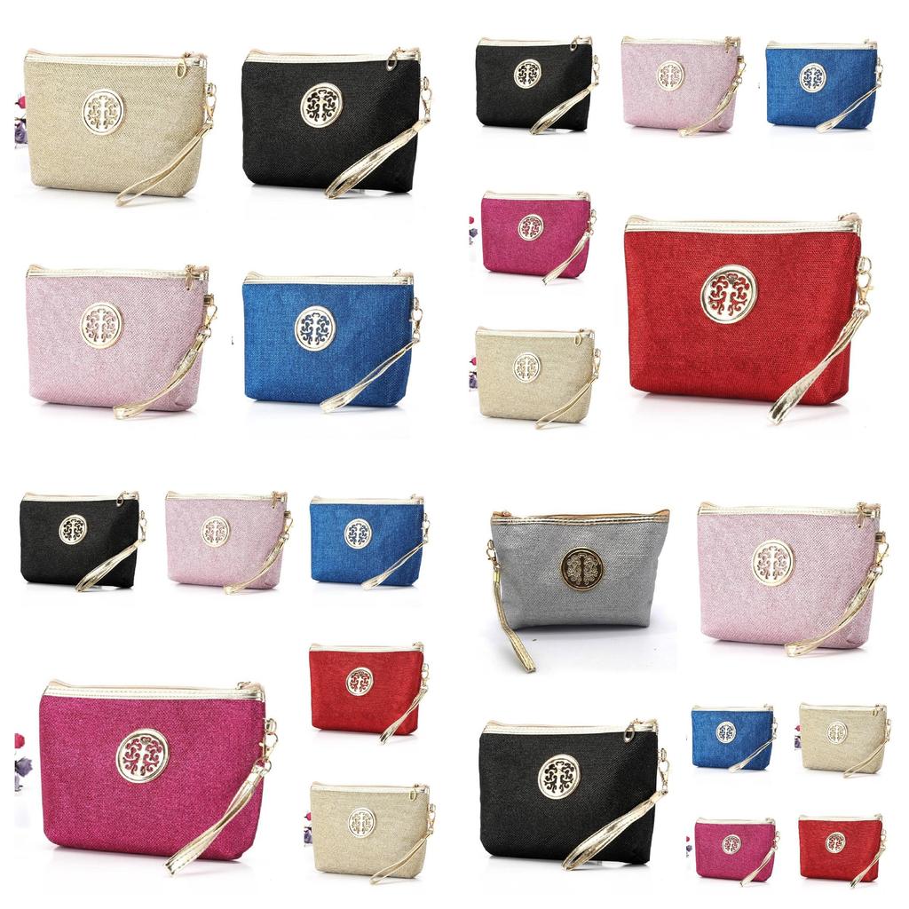 Classical Fashion Travel Cosmetic Toiletry Bag Stylish Portable Makeup Storage Pouch