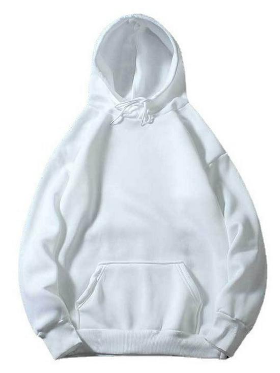In Stock 2024 Women's Solid Color Loose Fit Hooded Sweatshirt with Plus Velvet for Autumn & Winter