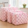 3pcs Large Capacity Quilt Storage Bag Oxford Fabric Waterproof Storage Bag Luggage Moving Bag Clothes Bag