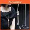 Elegant Long Sweater Chain Necklace For Women Stylish Korean Accessories For Autumn Winter Fashion