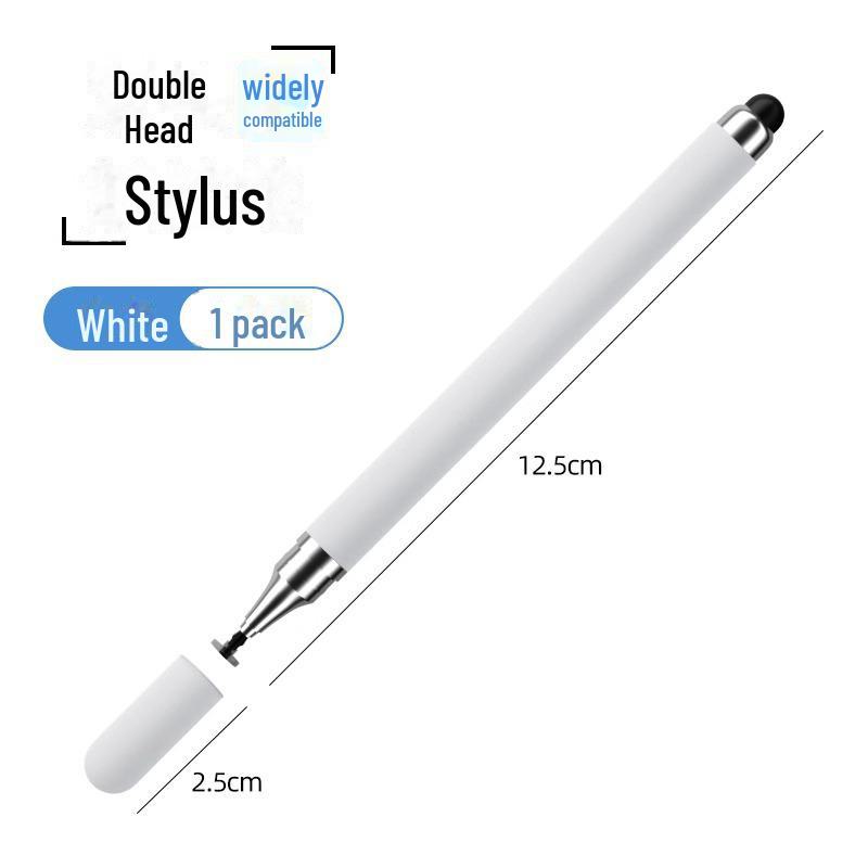Kapacitní stylus s dvojitým hrotem pro úpravy, kreslení a kancelářské použití na telefonech a tabletech