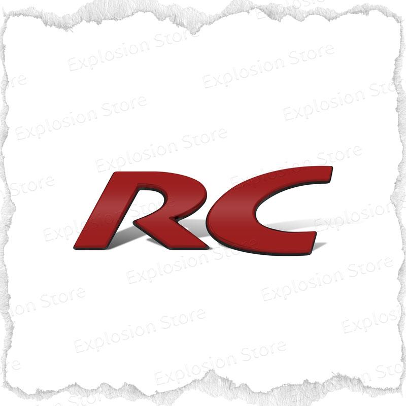 3D Metal Car Decor RC Emblem Rear Trunk Badge Fender Sticker Body Decals For RC Sport 301 308 307 208 5008 107 206 207