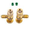 Air Conditioning Refrigerant Valves 1/4 Inch for R410 1/4 Adapter Fitting Refrigeration Repair And Fluoride R22