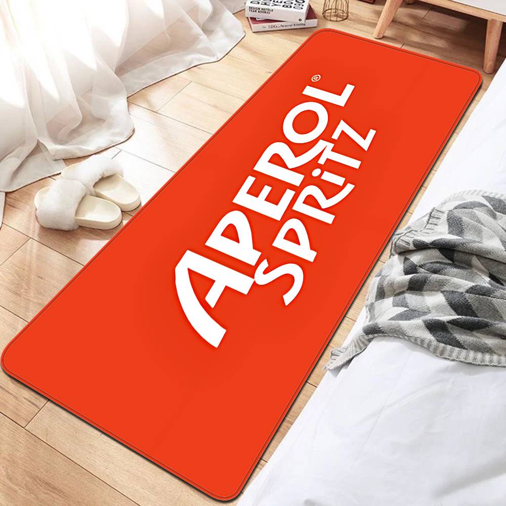 

A-Aperol S-Spritz Килимок для ванної Нековзкий Поглинає воду Довга смуга Подушка Килимок для спальні Вітальний килимок 160x200cm