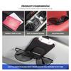 Suede Car Logo Sun Visor Glasses Clip Ticket Card Storage Clamp For Mercedes Benz AMG W202 W212 W213 W220 W221 W222 C180 C200