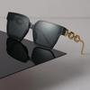 Modne Okrągłe Okulary Damskie Męskie Retro Luksusowe Minimalistyczne Stylowe Okulary Casual Osobowość
