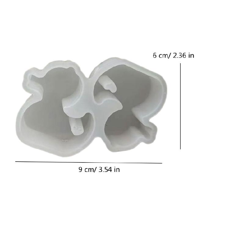 Duck Figurine Silicone Candle Molds Epoxy Resin Molds for Candle Soap Making Fondant Chocolate Mould for Cake Baking