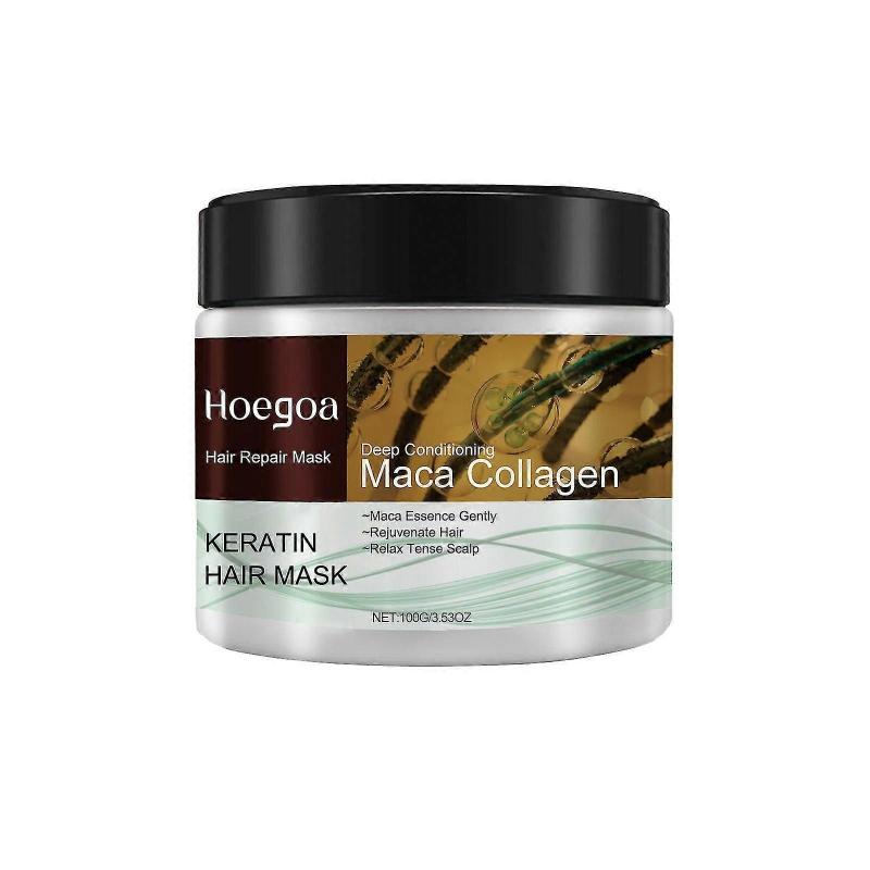 Kollagen Hårbehandling, Kollagen Hårmask, Arganolja Kollagen Hårmask, Djupverkande Balsam Kollagen Hårmask Essens För Torrt Skadat Hår