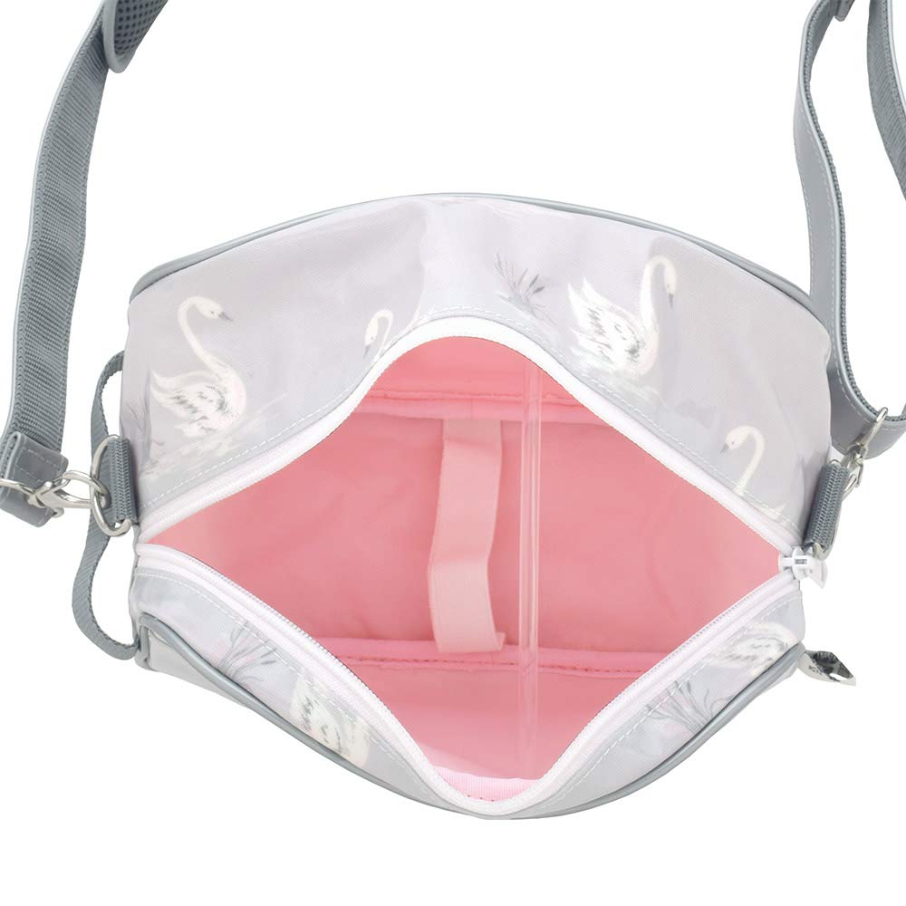 Colorful Candy Style Laura Ashley School Bag for Girls, Cute Shoulder Bag for Kids, Perfect for Preschool, Swans N0539000