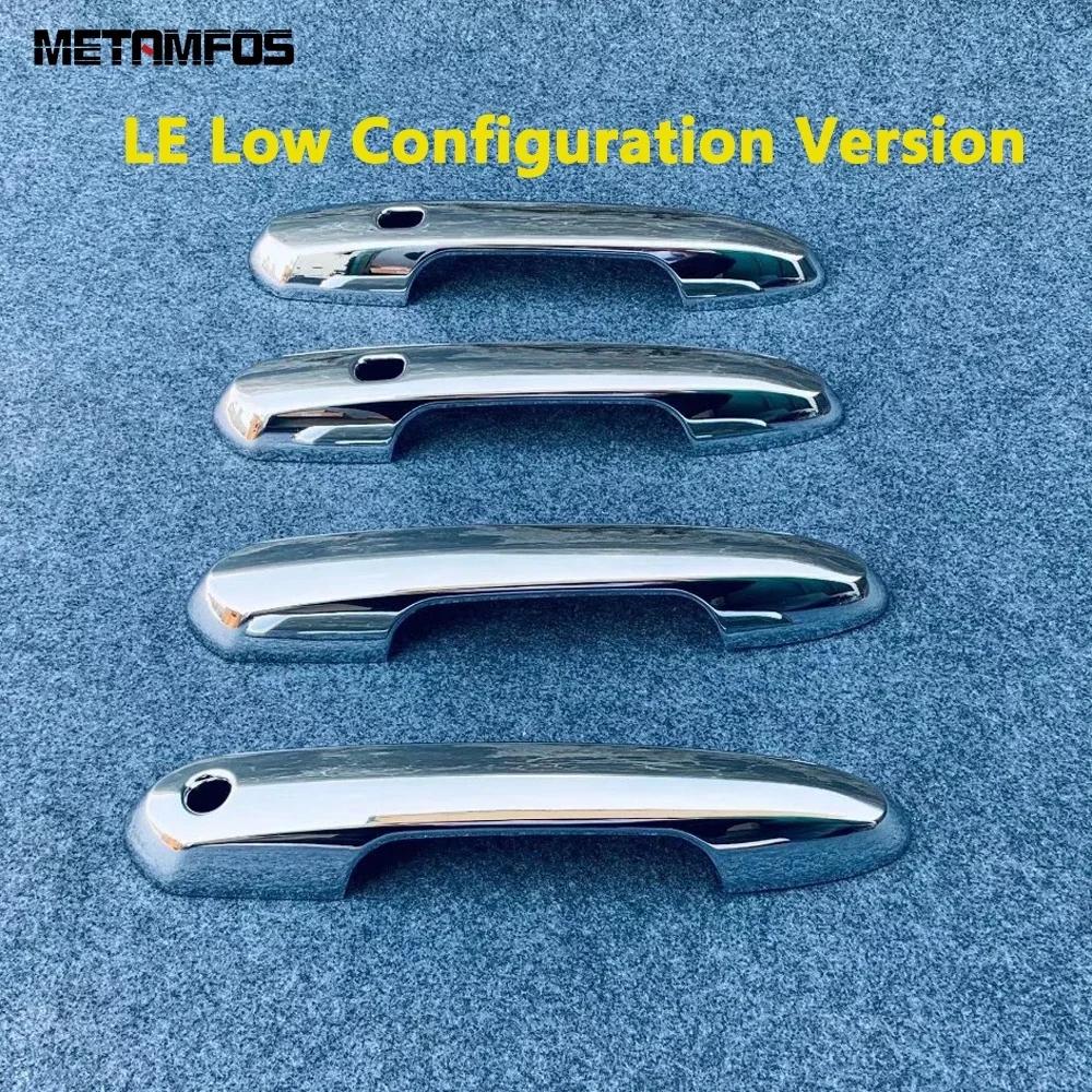 

For Toyota Sienna -2025 2026 Carbon Fiber Side Door Handle Bowl Cover Trim Protection Cap Exterior Accessories Car Styling No Smart Hole Model