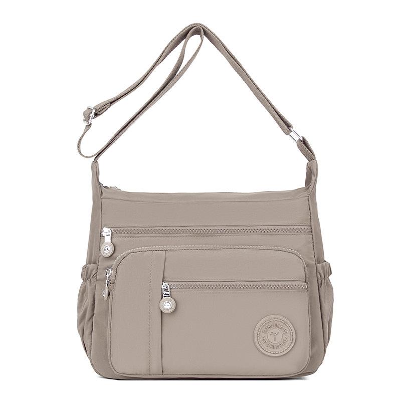 Women's Waterproof Nylon Single Shoulder Crossbody Bag - Casual Fashion, Simple Mom Shopping Bag