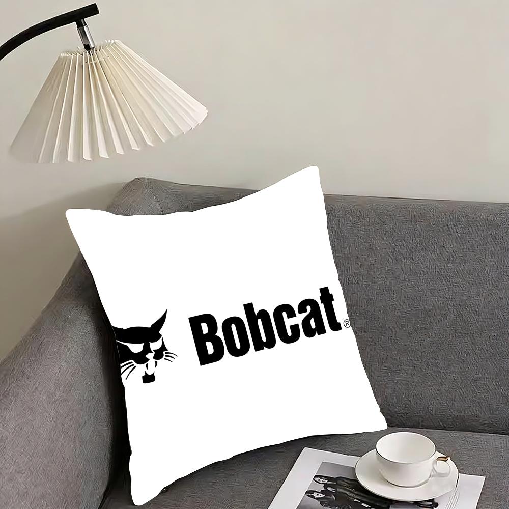 

BBobcat Logo Cushion Cover Pillowcase Ultra Soft Skin Friendly Fabric Cloud Like Comfort Concealed Zipper 30x30cm